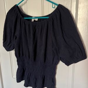 Off the shoulder loft top